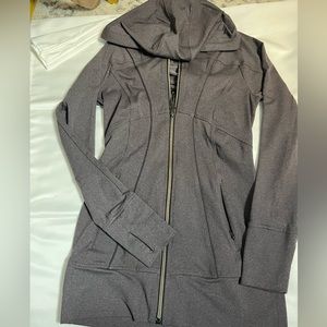 Like new gray zip up